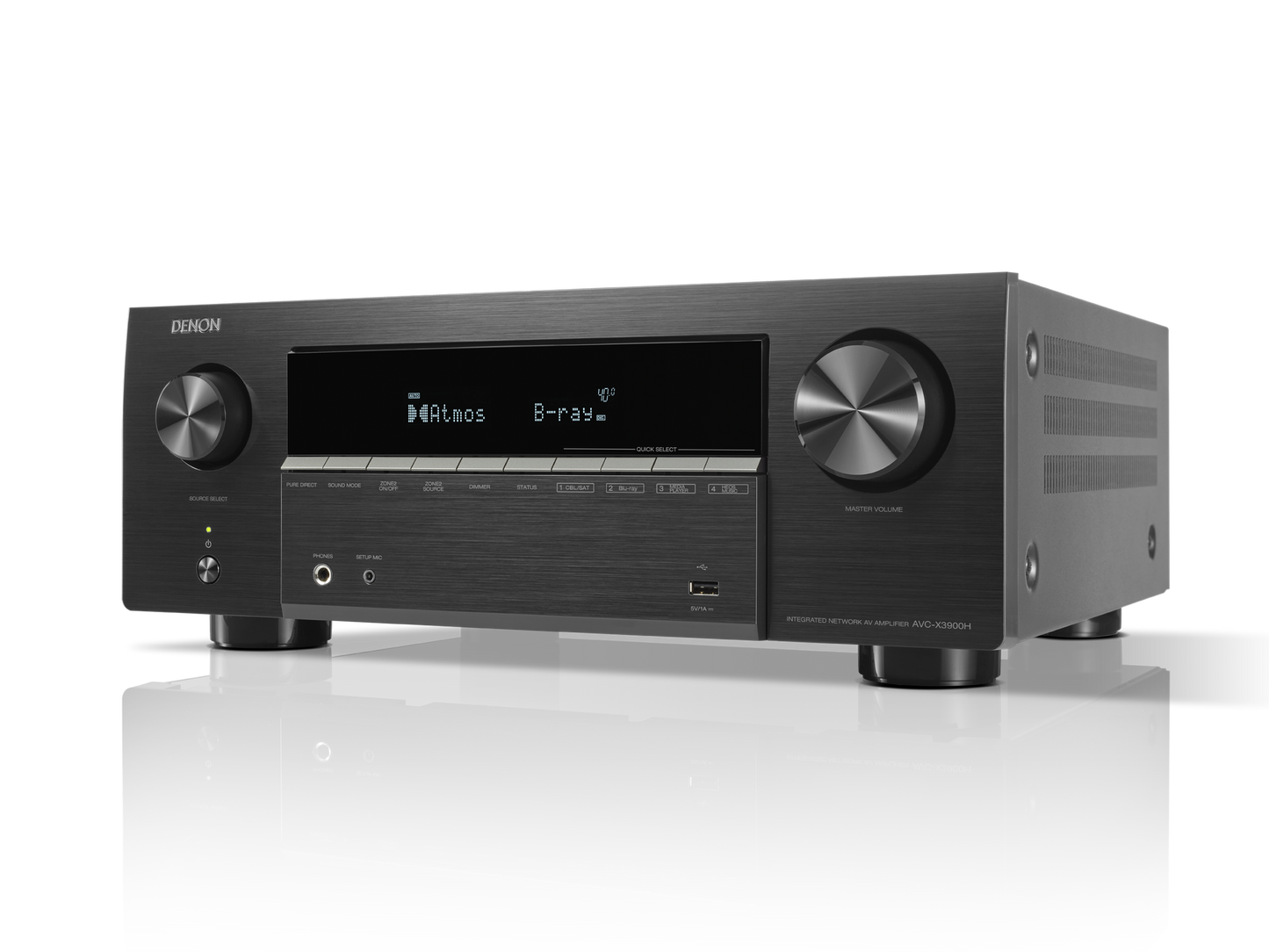 Denon Cinema Amplifier 9.4ch 9x105w 6x8k Hdmi 4xsub Pre Out AVC-X3900H