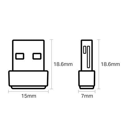 Tp-link Archer T2u Nano Ac600 Nano Dual Band WI-FI USB Adapter NWTL-ARCHERT2UNANO