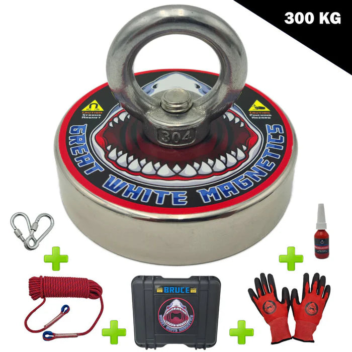 Magnet Fishing Kit - 300KG Beginner - BRUCE  GWBCEKIT01