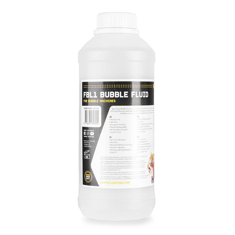 Beamz Bubble Fluid 1litre FBL1