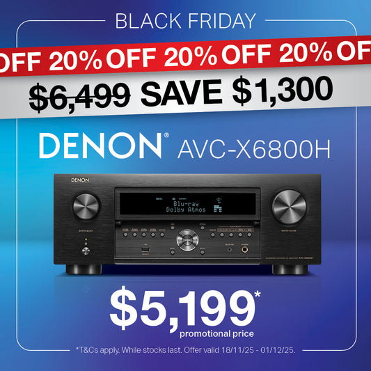 Denon AVC-X6800H Cinema Receiver 11x140w Atmos Made In Japan AVC-X6800H