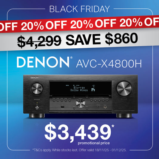 Denon AVC-X4800H 8K video and 3D audio 9.4 Channel Receiver AVC-X4800H