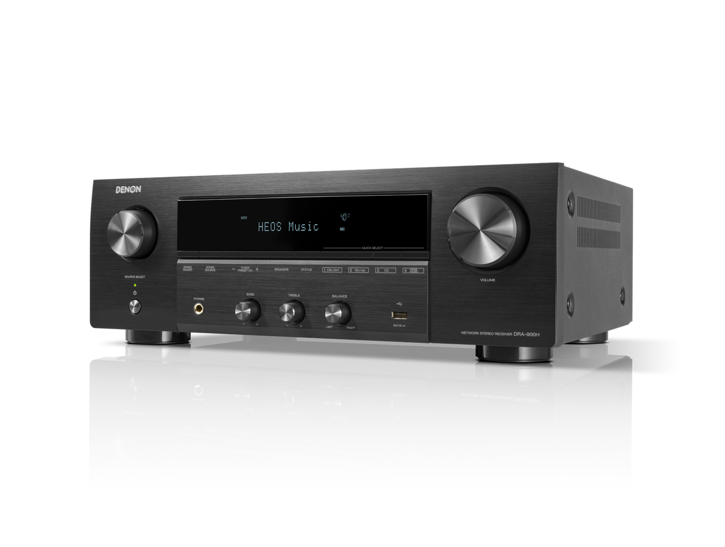 DENON DRA 900H 2.2 Ch. 145 8K Network Stereo Receiver with HEOS DRA900HBK