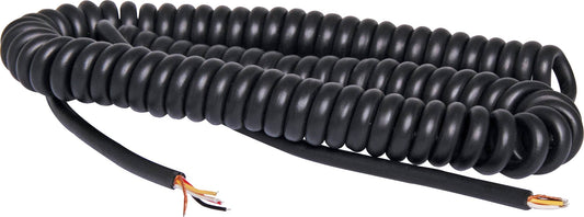 Microphones Cable CB Type Curly 0.75m Microphone Lead With Bare Ends C0330B