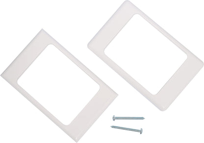 Wall Plate 5 pin XLR with Microphone Clip White C0458