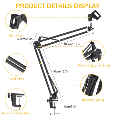 Maono AU-B01 Desktop Microphone Arm Stand C0506