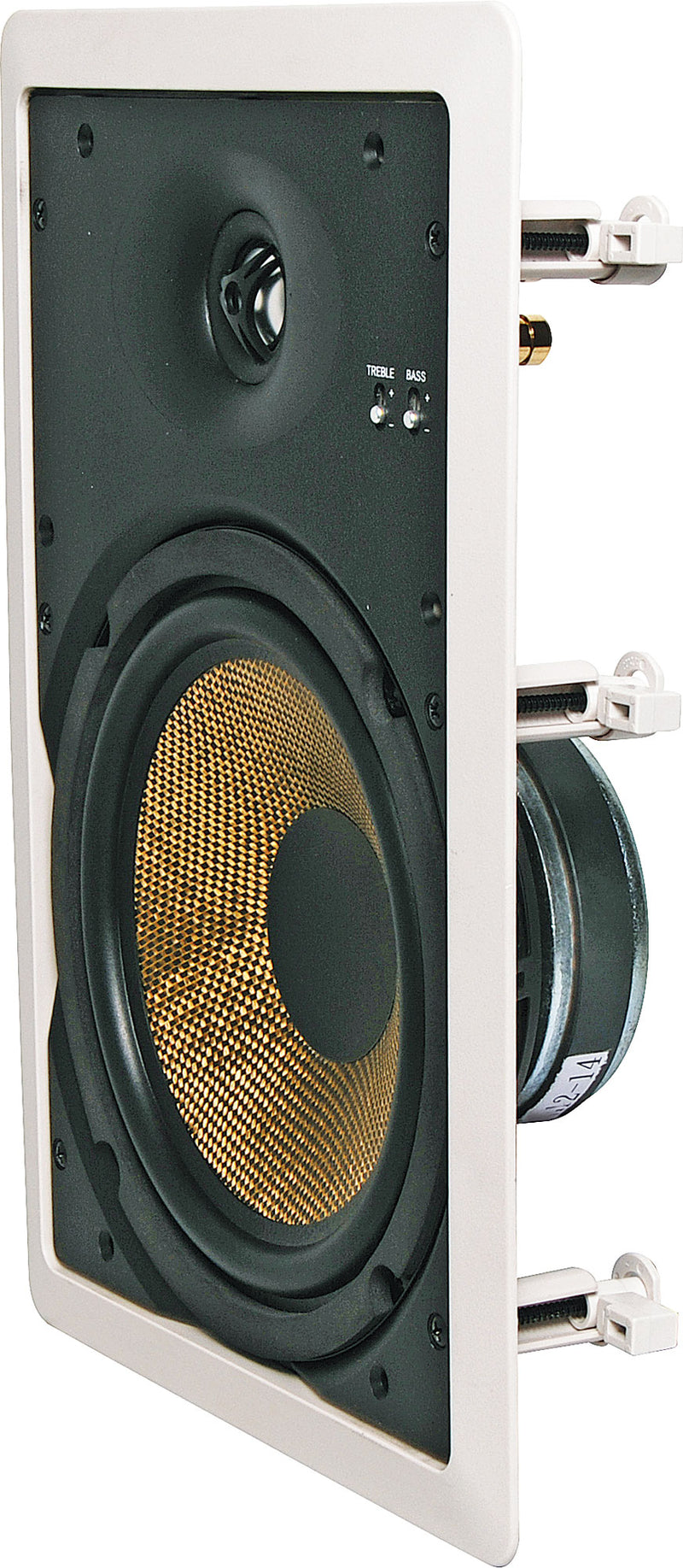 200mm 100W 2 Way Rectangular Platinum Ceiling Speaker Pair C0868