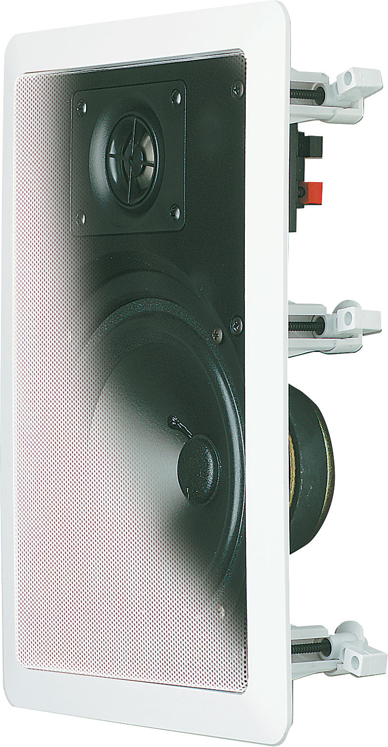 Ceiling Speaker 2 Way Rectangular In-Wall Pair 165mm 35W C0871