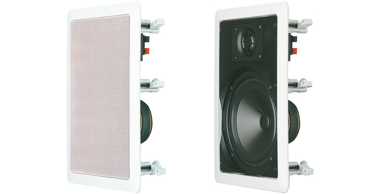 Ceiling Speaker 2 Way Rectangular In-Wall Pair 165mm 35W C0871