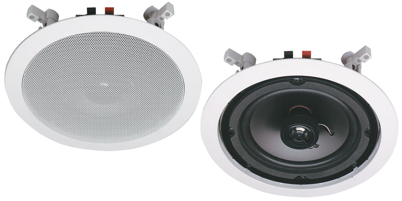 Ceiling Speaker 165mm 35W 2 Way Round Pair C0873