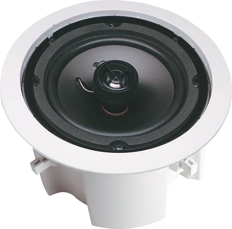 Ceiling Speaker 165mm 35W 2 Way Round Backbox Pair C0874