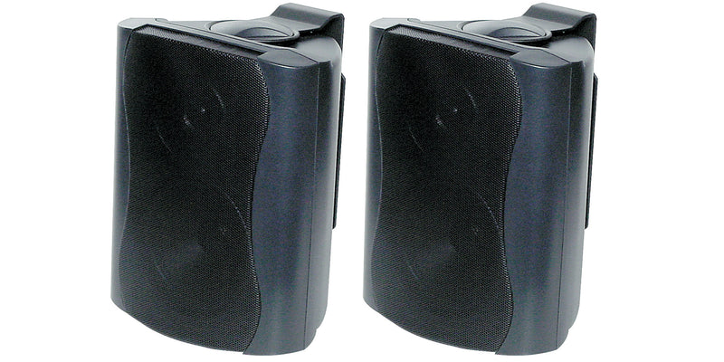 45W 8 Ohm Black Wall Mount Speaker Pair C0911