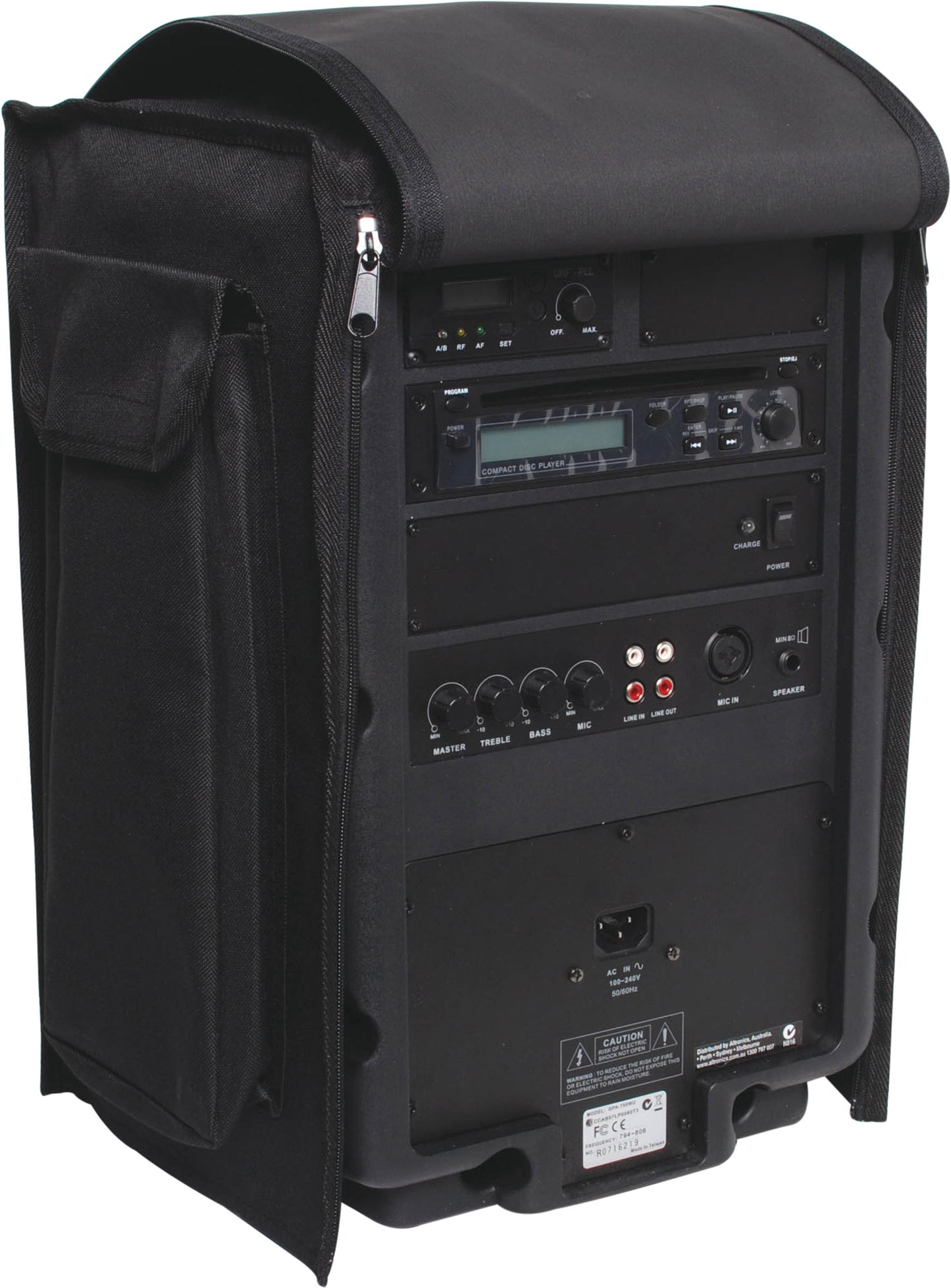 Portable PA Systems 50W Portable PA Cover To Suit Okayo C 71XX Series C7199