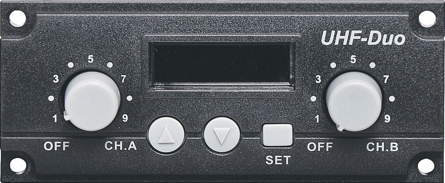 Portable PA System UHF Wireless Dual Microphone Receiver 640MHz Module C7317A