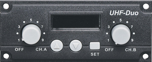 Portable PA System UHF Wireless Dual Microphone Receiver 640MHz Module C7317A