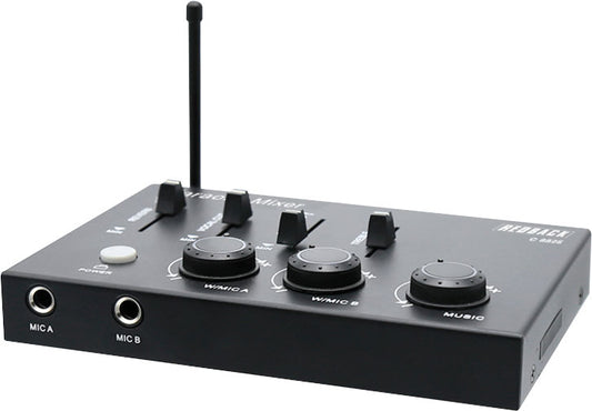 Wireless Microphone Systems Karaoke Mixer With Dual Wireless Microphones With Bluetooth C8825