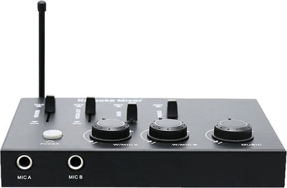 Wireless Microphone Systems Karaoke Mixer With Dual Wireless Microphones With Bluetooth C8825
