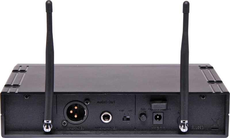 Auto-Scan UHF Wireless Mic Receiver 16 Ch 520-550MHz C8860B