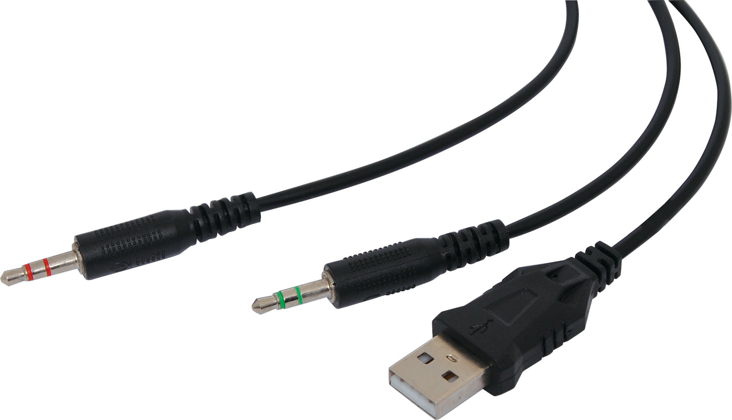 Headphones F2 Pro USB & 3.5mm Gaming Headset C9042