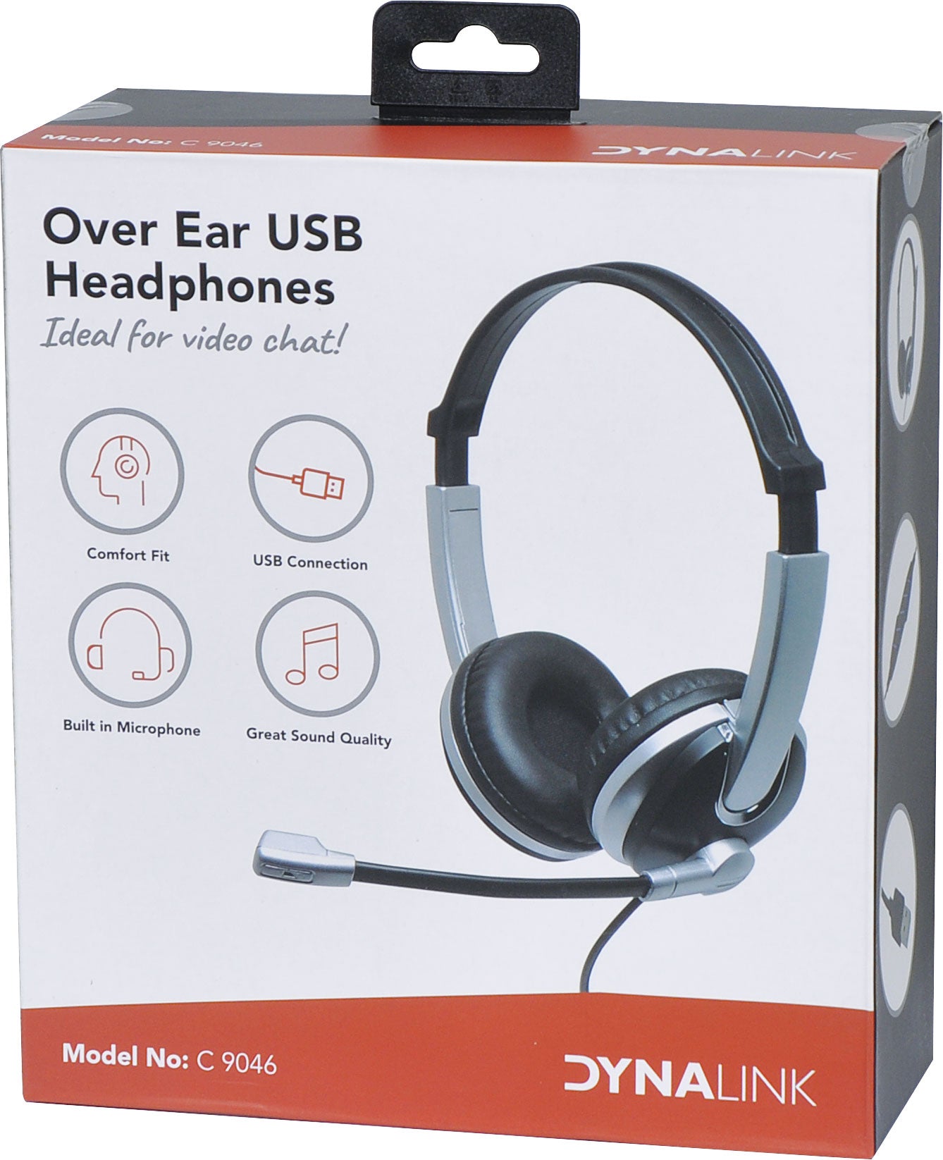 Headphones Over Ear with USB Microphone C9046