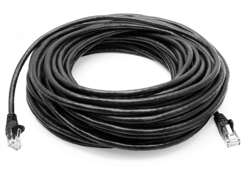 8Ware CAT6A Cable 50m - Black Color RJ45 Ethernet Network LAN UTP Patch Cord Snagless CB8W-PL6-50BLK