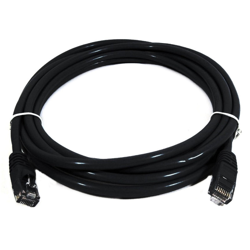 8Ware CAT6A Cable 0.5m (50cm) - Black Color RJ45 Ethernet Network LAN UTP Patch Cord Snagless CB8W-PL6A-0.5BLK