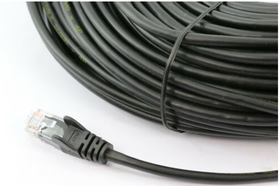 Network Cable Patch Cat6a Black 30m CB8W-PL6A-30BLK