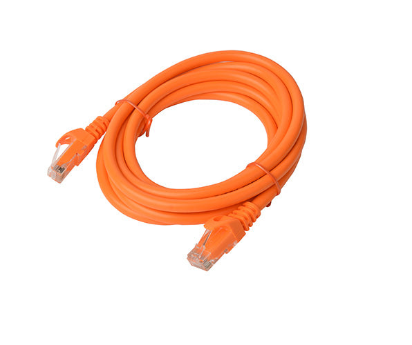 8Ware CAT6A Cable 3m - Orange Color RJ45 Ethernet Network LAN UTP Patch Cord Snagless CB8W-PL6A-3ORG