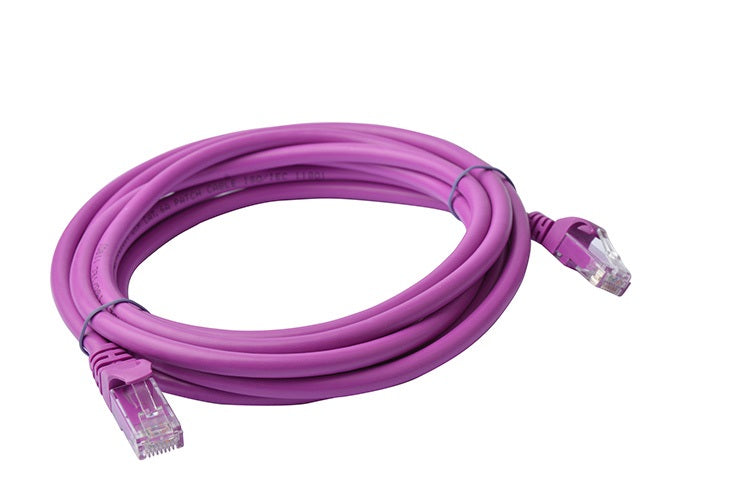 8Ware CAT6A Cable 3m - Purple Color RJ45 Ethernet Network LAN UTP Patch Cord Snagless CB8W-PL6A-3PUR