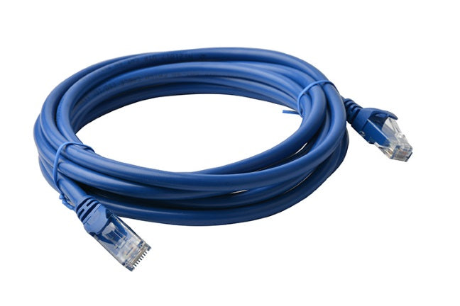 8Ware CAT6A Cable 7m - Blue Color RJ45 Ethernet Network LAN UTP Patch Cord Snagless LS CB8W-PL6A-7BLU