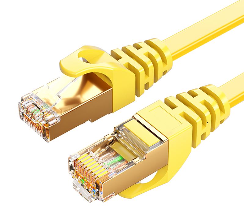 8Ware CAT7 Cable 10m - Yellow Color RJ45 Ethernet Network LAN UTP Patch Cord Snagless CB8W-PL7-10YEL
