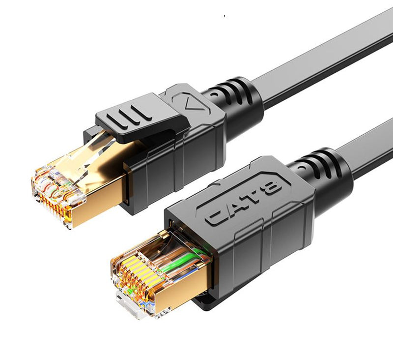 8Ware CAT8 Cable 1m - Grey Color RJ45 Ethernet Network LAN UTP Patch Cord Snagless CB8W-PL8-1GRL