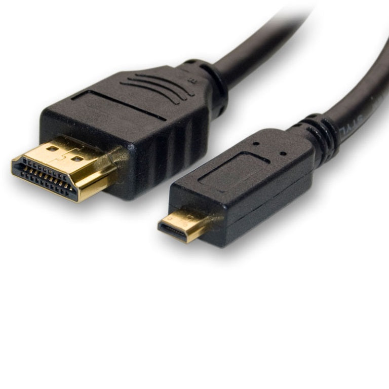 8Ware Micro HDMI to High Speed HDMI Cable 1.5m with Ethernet Male to Male CB8W-RC-MICHDMI-1.5