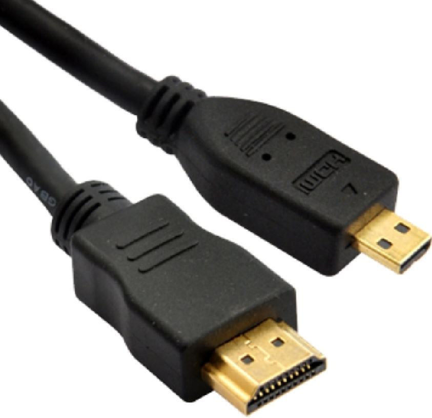 HDMI Cable Micro HDMI (d) To HDMI (a) 3m CBAT-HDMIMICRO-MM3