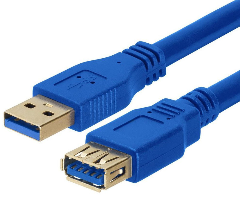 Astrotek USB 3.0 Extension Cable 2m - Type A Male to Type A Female Blue Colour CBAT-USB3-AA-2M