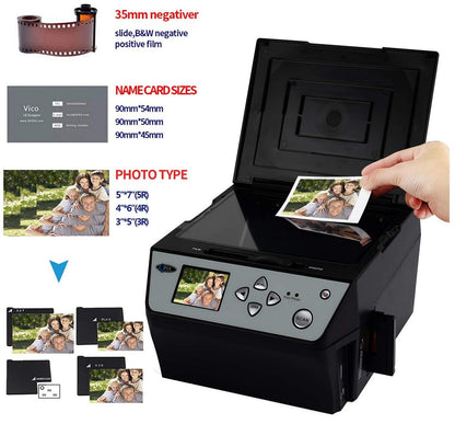 Qpix Multifunction Combo Scanner Film Photo Negatives CBS1600