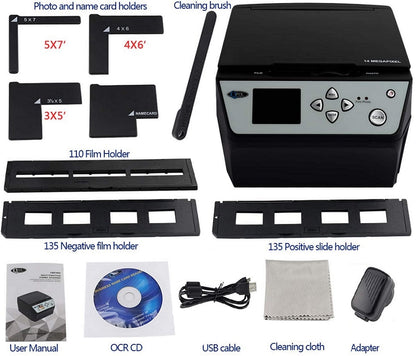 Qpix Multifunction Combo Scanner Film Photo Negatives CBS1600