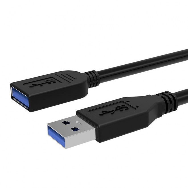 Simplecom CA305 0.5M USB 3.0 SuperSpeed Extension Cable Insulation Protected 50CM CBSI-CA305