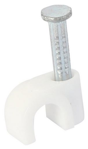 Cable Clips 6mm Pk25 White CC600WH