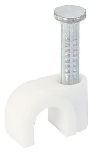 Cable Clips 7mm Pk25 White CC700WH