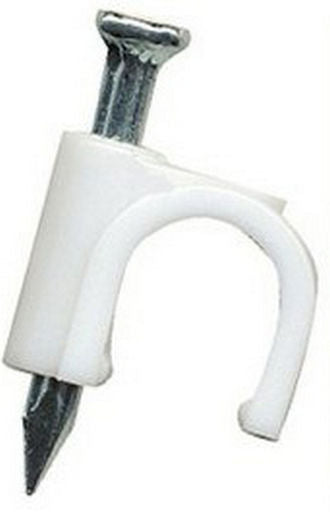 Cable Clips 8mm Pk25 White CC800WH