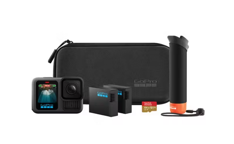 GOPRO Hero13 4k Ultra Hd Action Camera & Accessories Bundle Black CHDRB-131-RW