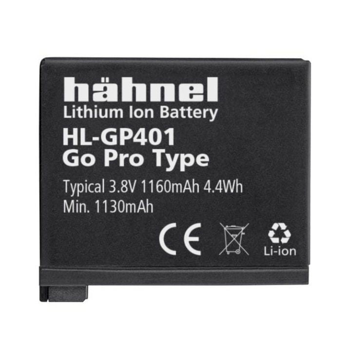 Hahnel 1160Mah Battery For GOPRO Hero4 AHDBT-401  CHLGP401