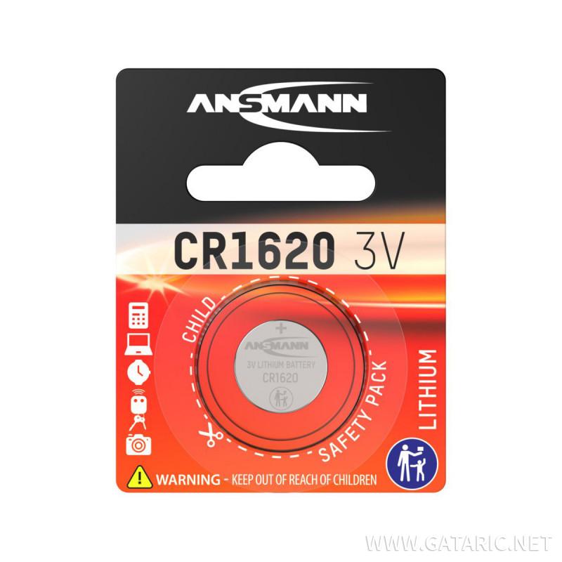 Button Cell Batteries Lithium CR1620 3v CR1620-BP1(A)