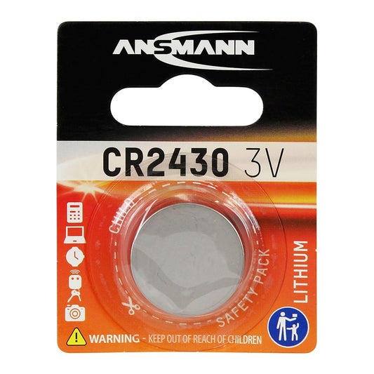 Button Cell Batteries 3v Lithium Ansmann CR2430-BP1(A)