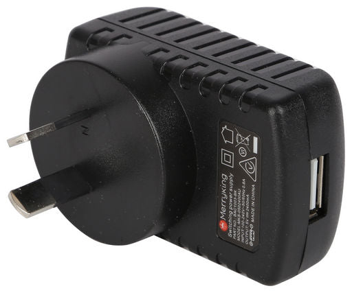 Mains Adaptor USB 5v 2.4a Black CTC1003-BK