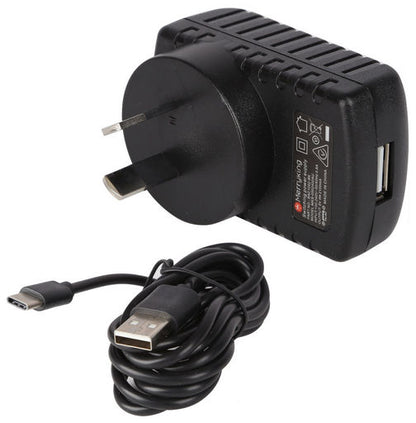 Mains Adaptor Usb 5v 2.4a USB-A To USB-C Lead CTC1006-BK