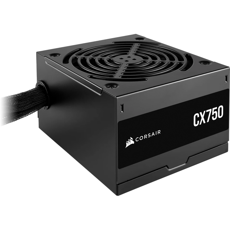 Corsair 750W CX Series, 80 PLUS Bronze Certified, Up to 88% Efficiency,  Compact 125mm design easy fit and airflow, ATX PSU 2024 PSCP-CX750-2