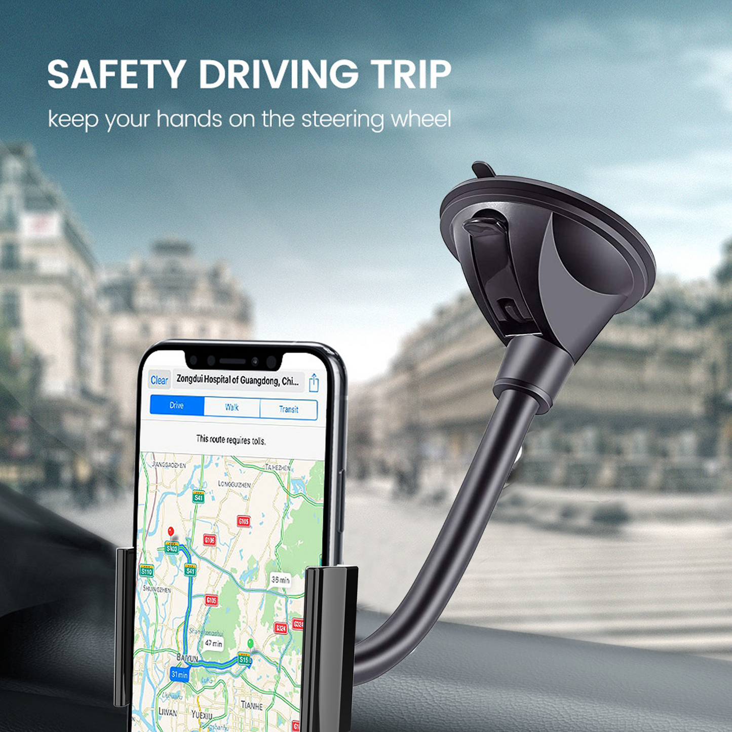 CYGNETT DashView Flex Universal Long Arm Car Mount CY3540ACCAR