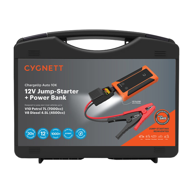 CYGNETT ChargeUp Auto 10,000 mAh Jump-Starter & Power Pack CY3577CHAUT